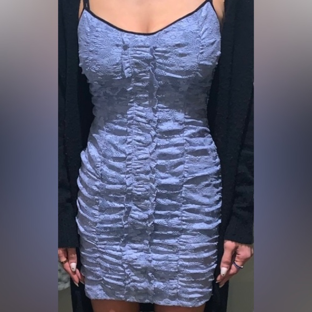 Urban Outfitters blue lace dress